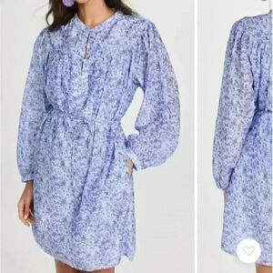 NWT XIRENA Bellamy Dress in Blue Willow Sz L MSRP $378
